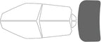 Avery Dennison NR Nano Ceramic IR Window Tint Kit Compatible with Kia EV6 2022-2024 - Rear Windshield Precut Kit - 35%