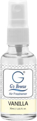 G's Breeze Vanilla Air Freshener – Rich, Creamy Aroma of Vanilla - Sweet Floral Scent - Ideal for Home, Car, Office - Long-Lasting Fragrance - Create a Serene Ambiance Around You
