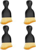 Soft Microfiber Car Detailing Brushes 4 Pack - Scratch-Free Interior & Exterior Cleaning Kit for Leather Seats, Dashboard Dusting, Air Vents, Trim | Car Detailing Tools for Cars, Trucks, SUVs