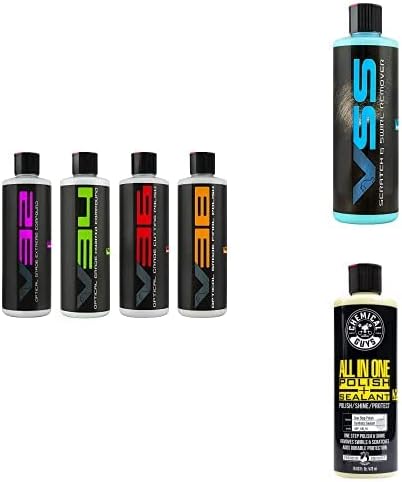 Chemical Guys Full Polish, Compound and Scratch & Swirl Remover Bundle (6 x 16 oz Bottles)