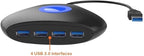 Portable 4 Port USB 3.0 HUB High Speed 5Gbps Multi USB Splitter Expander Adapter for PC Computer Accessories