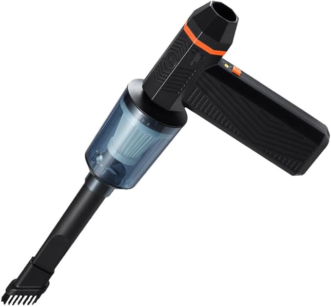 Portable Mini Handheld Cordless Electric Air Duster & Vacuum, 140,000 RPM Cordless Turbofan Blower, Compressed Air Cleaner for Keyboard, PC, Electronics, Car Vacuum, Camping, Travel, Dust Remover