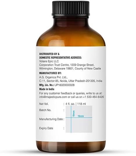 Majestic Pure Essential Oil with Glass Dropper - 100% Pure and Natural - Essential Oils for Diffuser, Aromatherapy, Soap and Candle Making, Jasmine Essential Oil, Jasmine Oil, 4 Fl Oz (Pack of 2)