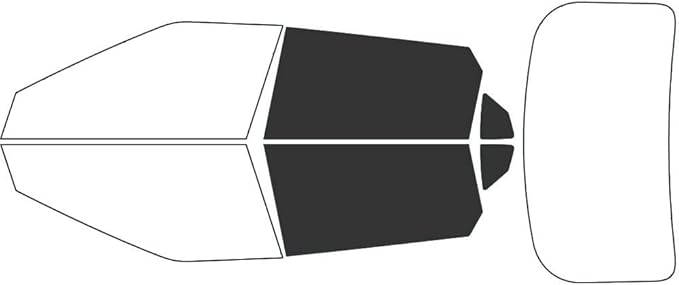 Avery Dennison NR Nano Ceramic IR Window Tint Kit Compatible with Kia EV6 2022-2024 - Back Precut Kit - 20%