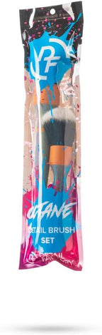 Detail Factory - TriGrip Ultra-Soft Detailing Brush Set - Scratch-Free Cleaning for Exterior, Interior Panels, Emblems, Badges, Gauges, Infotainment Screen - Solar Flare