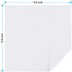 HOMEXCEL White Microfiber Cleaning Cloths 100 Pack, Reusable Cleaning Rags Shop Towels - Bulk Multipurpose Microfiber Towels, Lint Free Cleaning Towels for Car, House & Kitchen, 11.5 x 11.5 inch