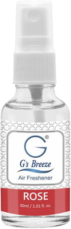 G's Breeze Rose Air Freshener – Enchanting Aroma of Blooming Roses – Create a Romantic, Luxurious Atmosphere – Ideal for Home, Car, & Office – Long-Lasting Floral Fragrance for Any Occasion