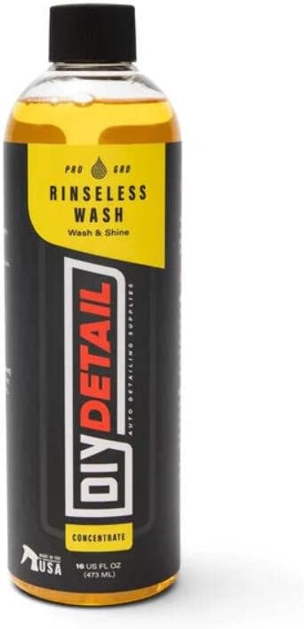 diy detail Rinseless Wash Gallon (128oz) | Soap Alternative for a Spotless Shine | Eco-Friendly Waterless Car Cleaning Solution with Advanced Formula