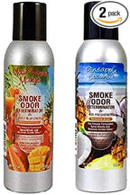 Tobacco Outlet Products Tropical Two Pack - Maui Wowie Mango and Pineapple Coconut Smoke Odor Exterminator 7oz Spray (1 of Each)