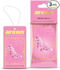 AREON Prima Bella SS07 – Luxury Custom Car Hanging Air Freshener for HER (pack of 3)