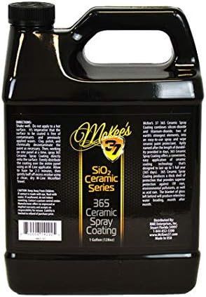 McKee's 37 365 Ceramic Spray Coating | Spray On Wipe Off Ceramic Coating for High Gloss Slick Finish, 128 fl oz