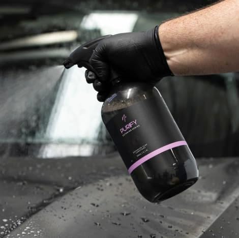 Nv Purify Iron Remover and Clay Lubricant | Softens Fallout and Adds Low Friction Glide | Safe on Paint Wheels and Glass When Used as Directed | Faster Decon Before Coating or Wax | 1 Liter