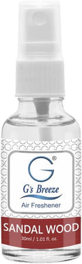 G's Breeze - Sandalwood Air Freshener – Woody & Earthy Fragrance of Sandalwood – Ideal for Home, Car & Office – Elevate Your Space with Luxurious Scent and Creates Relaxing & Comfortable Atmosphere