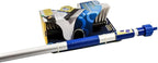 Camco Flow-Through Wash Brush with Push Button Telescoping Handle - Connect to Standard Water Hose to Clean Your Vehicle | Great for RV, Truck Boat and Car Washing - (41960)