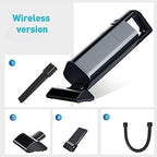 JYYBN Car Vacuum Cleaner - Portable, High Power, Handheld Vacuums Attachments, Auto Accessories Kit for Interior Detailing - Black