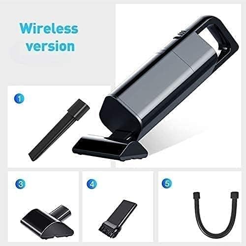 JYYBN Car Vacuum Cleaner - Portable, High Power, Handheld Vacuums Attachments, Auto Accessories Kit for Interior Detailing - Black