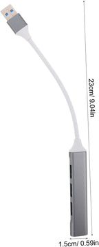 Uonlytech USB Hub Multi-Port Splitter for Laptop and Desktop High-Speed USB Expansion Hub for Multiple Devices for Car and Home Use
