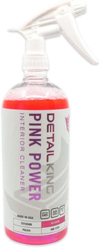 Detail King Pink Power Automotive Interior Cleaner - Quart - Perfect for Vinyl, Plastic & Leather Surfaces