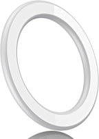 Magnetic Ring Holder for iPhone 14 13 12 Magnet Wall Mobile Phone Holder Magnetic Car Phone Stand for magsafe case (White 1 pcs)