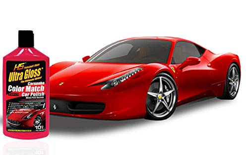 HS UltraGloss Carnauba Red Color Match Car Polish with PTFE results. The Professional Choice. 10 oz. (10 Oz)