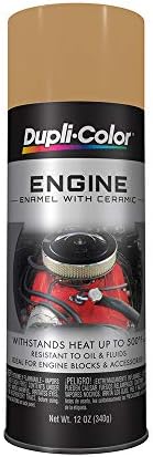 Dupli-Color DE1638 Engine Enamel Spray Paint with Ceramic - Cummins Beige - 12 oz Aerosol Can