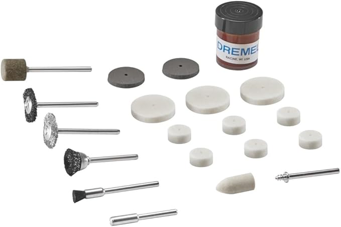 Dremel 726-01 20-Piece Cleaning/Polishing Accessory Micro Kit
