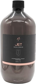 NV Nova Jet Hydrophobic Spray Coating | High Beading and Slick Gloss | Spray On Wipe Off Protection | Top Up for Coated Paint and Glossy Trim | Strong Water Repellency and Slick Feel | 1 Liter