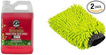 Chemical Guys CWS208M Car Wash Starter Bundle - Watermelon Snow Foam Car Wash Soap, 128 oz (1 Gallon), Watermelon Scent + Green Chenille Wash Mitt (2 Items) Works on Cars, Trucks, SUVs, RVs & More