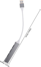 COHEALI USB Hub Multiport Expander for Laptop and PC Small USB Desk Hub with Packaging Box Compatible for Keyboard and Travel Use