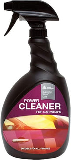Avery Dennison Power Wrap Care Cleaner in Black - Removes Dust, Light Dirt, Fingerprints - Multipurpose Cleaning Fluid for Vinyl Protection Films