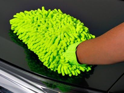 Microfiber House Cleaning and Car Wash Glove Mitts - Double Sided Chenille Microfiber Glove - FITS Adult Hand -Dynamic Microfiber Cleaning Cloth Mitten (Multi-Color, 3-Pack)