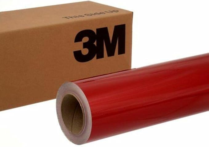 3M Car Wrap Roll 2080 Gloss Dragon Fire Red | G363 | (5ft x 8ft (40 Sq/ft)) | Automotive Vinyl Wrap for Cars - Car Interior Wrap & Exterior | w/Free Instawraps Pro Glove