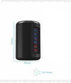 USB 3.0 HUB with Power Adapter Fast Charger Hub Desk Splitter Rj45 Ethernet Expander Computer Accessories for MacBook Pro