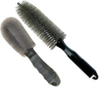 Wheel Cleaning Brush Set Multipurpose Nylon Bristle Car Wheel Rim Tire Cleaner for Cars Motorcycles Bicycles with Scratch-Free Flexible Design