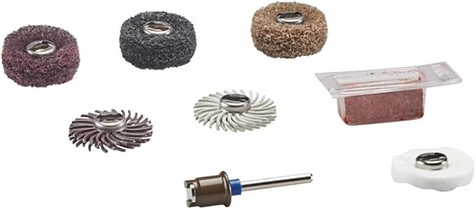 Dremel EZ726-01 EZ Lock™ Sanding & Polishing Rotary Accessory Micro Kit, 8 Piece Set