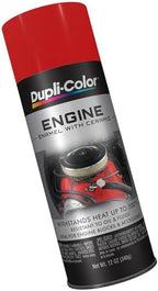 Dupli-Color DE1653 Engine Enamel Spray Paint with Ceramic - Red - 12 oz Aerosol Can