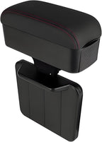 Car Armrest Storage Box Organizer for Nissan Versa 2006–2025, Forearm Wrist Support Adjustable Center Console Armrest Pad Car Seat Gap Filler Organizer