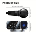 Wireless Car Charger Mount, Auto-Clamping Phone Holder with Fast Charging – Wireless Cell Phone Charging Car Mount for iPhone & Android (Dashboard Mount)