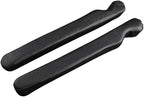 2PCS Car Seat Gap Filler, Microfibre Leather Vehicle Gap Stopper to Fill Between Seat & Console Organizer, Automotive Interior Accessories, Universal for SUV Sedan Truck (Black)
