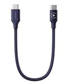 2-in-1 CarPlay Jumper Cable for Motorcycle, CarPlay Bluetooth Headset Bypass Adapter, Enable Mirroring on Harley/Indian/Goldwing Without Headset, USB-C to USB-C Support Charging,Black