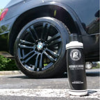 ExoForma PermaShine Tire Coating & Dressing - Extreme High Shine & Durability - Long-Lasting Acrylic Anti-Stick No-Sling Protection - Won’t Wash Off - Dries Fast to the Touch - 8 fl oz