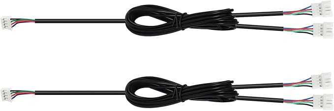 Dreamcolor Acrylic Interior Car Light Automotive Ambient Light Kits with APP Control 16 Million Color Fiber Optic Car LED Strip Light (2 PCS Wire Splitters)
