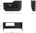 Center Console Organizer, Metal Gear Shift Side Tray for Jeep Storage Accessories, Center Console Storage Box Fits Jeep Wrangler JL Gladiator JT 2018–2025