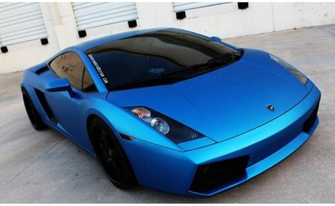 3M Car Wrap Roll 2080 Matte Blue Metallic | M227 | (5ft x 25ft (125 Sq/ft)) | Automotive Vinyl Wrap for Cars - Car Interior Wrap & Exterior | w/Free Instawraps Pro Glove