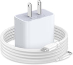20W USB C Fast Samsung Charger Block 6FT Android Phone Cord for Samsung Galaxy A17 A16 5G A54 A14 A15 S26 S25 A03s S24 S23 A23 S21FE S22 Ultra A13 A53 A32 S20,Wall Plug Box,Type C to C Charging Cable