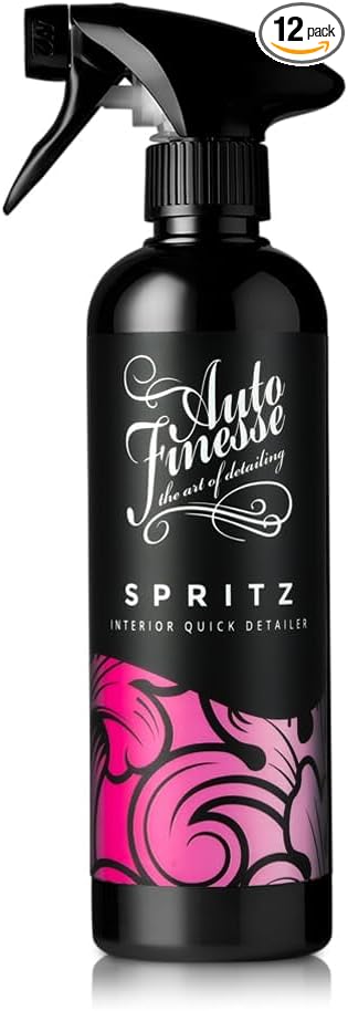Auto Finesse Spritz Interior Detailer - 500ml | Anti-Static & UV Protection | Matte Finish Dashboard Cleaner | Vanilla Scent | UK Made