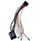 Hikity 16 Pin Wiring Harness ISO Adapter for Android Car Radio Universal ISO Standard Female Radio Connector with Steering Wheel Control Cables and Reverse Gear