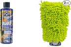 Chemical Guys CWS21216M Car Wash Starter Bundle - HydroSuds Ceramic SiO2 Shine High Foaming Car Wash Soap, 16 oz, Berry Scent + Chenille Wash Mitt (2 Items) Works on Cars, Trucks, SUVs, RVs & More
