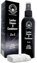 Leather Cleaner and Conditioner 8.5oz – 2 in 1 Leather Care Formula, Leather Cleaner for Purses, Leather Protectant, Grease And Stain Remover
