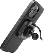 Peak Design Mobile Ball Mount Adapter, Locking, Qi2 Charging, SlimLink Mounting Technology, Push Button Release, Works with 20mm Ball-and-Socket Phone Mount for Car, Truck, Motorcycle, Boat and More